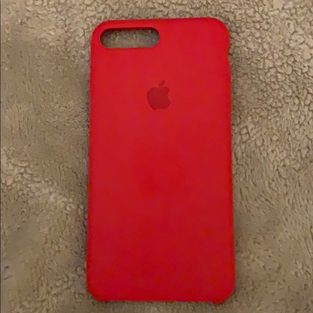 Apple silicone iPhone 7/8 plus case (red)